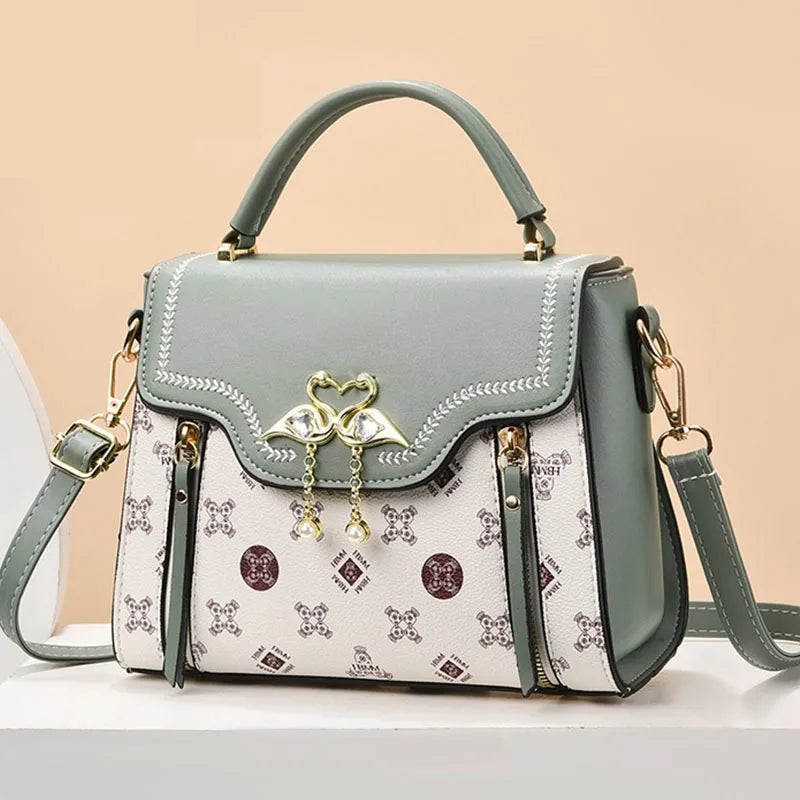Bolso de mano, bolso de hombro con estampado de Sprite