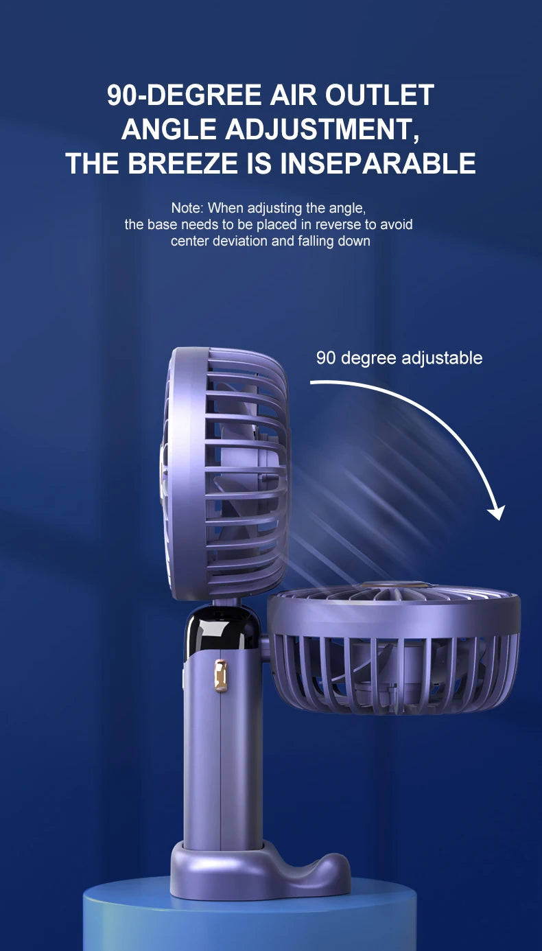 Mini ventilador de mano USB Ventilador portátil plegable