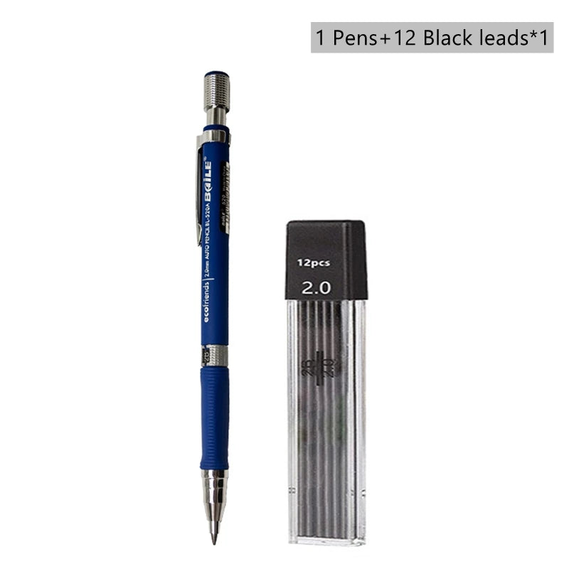 Lápiz Mecánico 2.0 mm con Recarga 2B