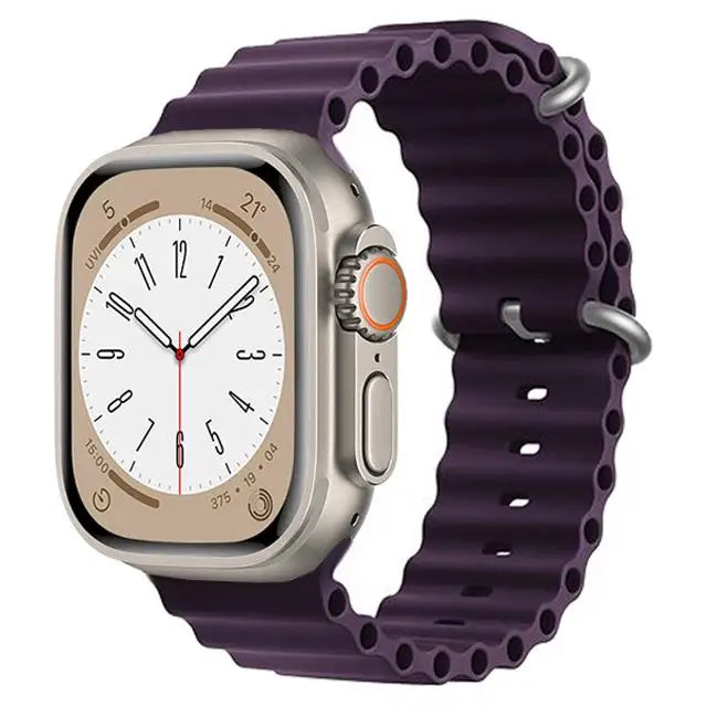 Correa Ocean de Silicón para Apple Watch Series y Ultra