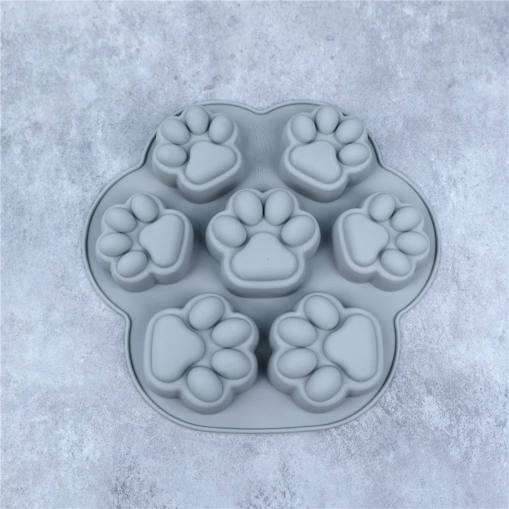 Molde de Patita de Gatito para Repostería