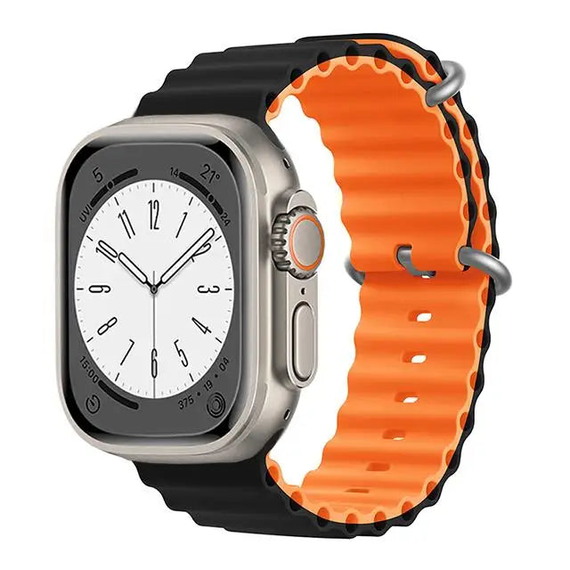 Correa Ocean de Silicón para Apple Watch Series y Ultra