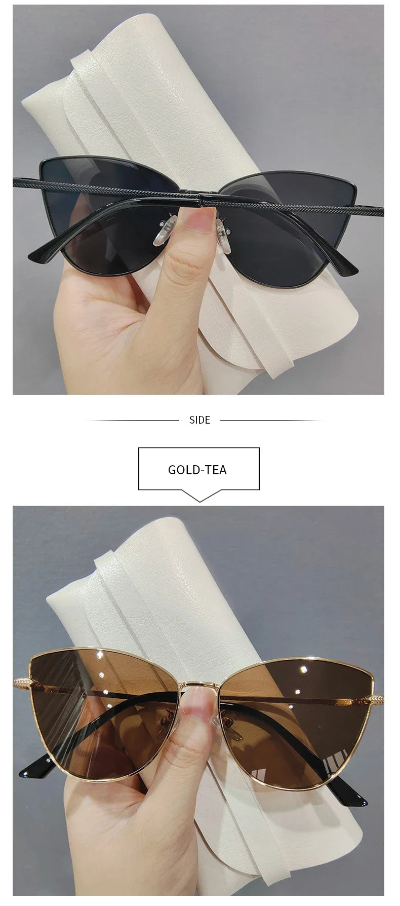 gafas de sol clásicas ojo de gato
