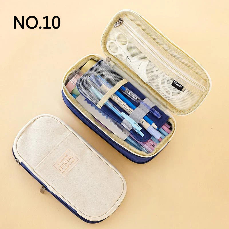 Estuche de Lápices Doble Capa para Niñas