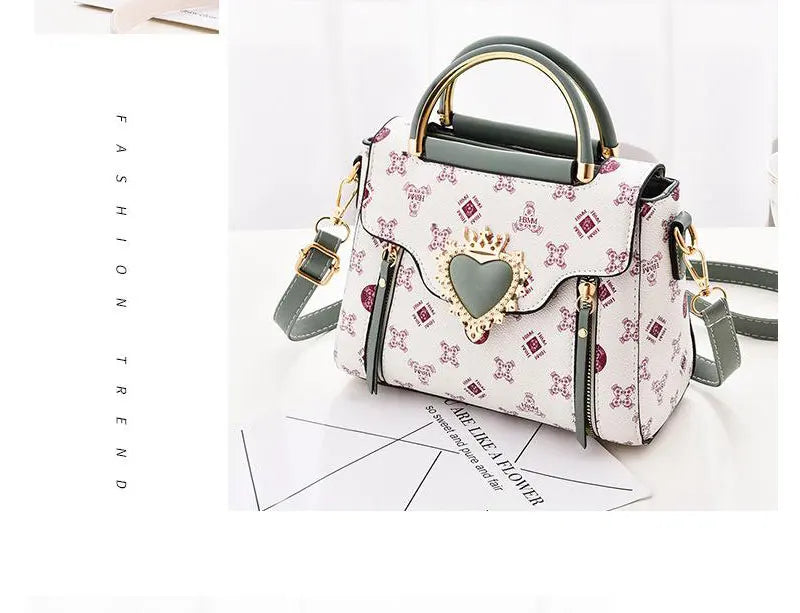 Bolso de mano, bolso de hombro con estampado de Sprite