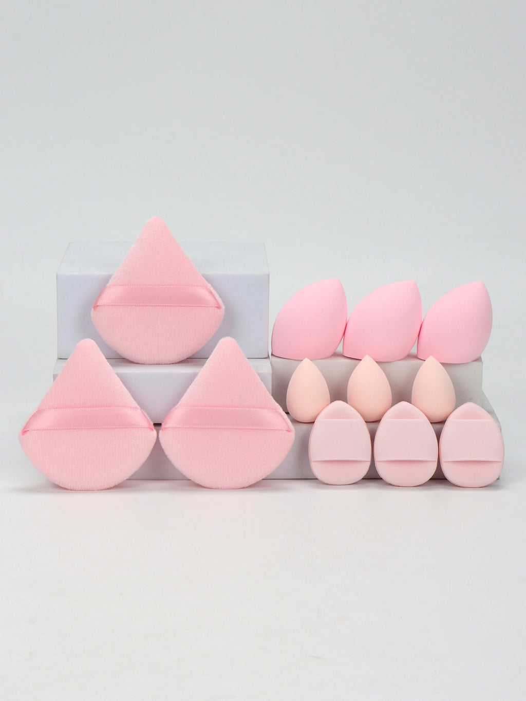 Set de Esponjas de Maquillaje 12 Piezas Multiusos