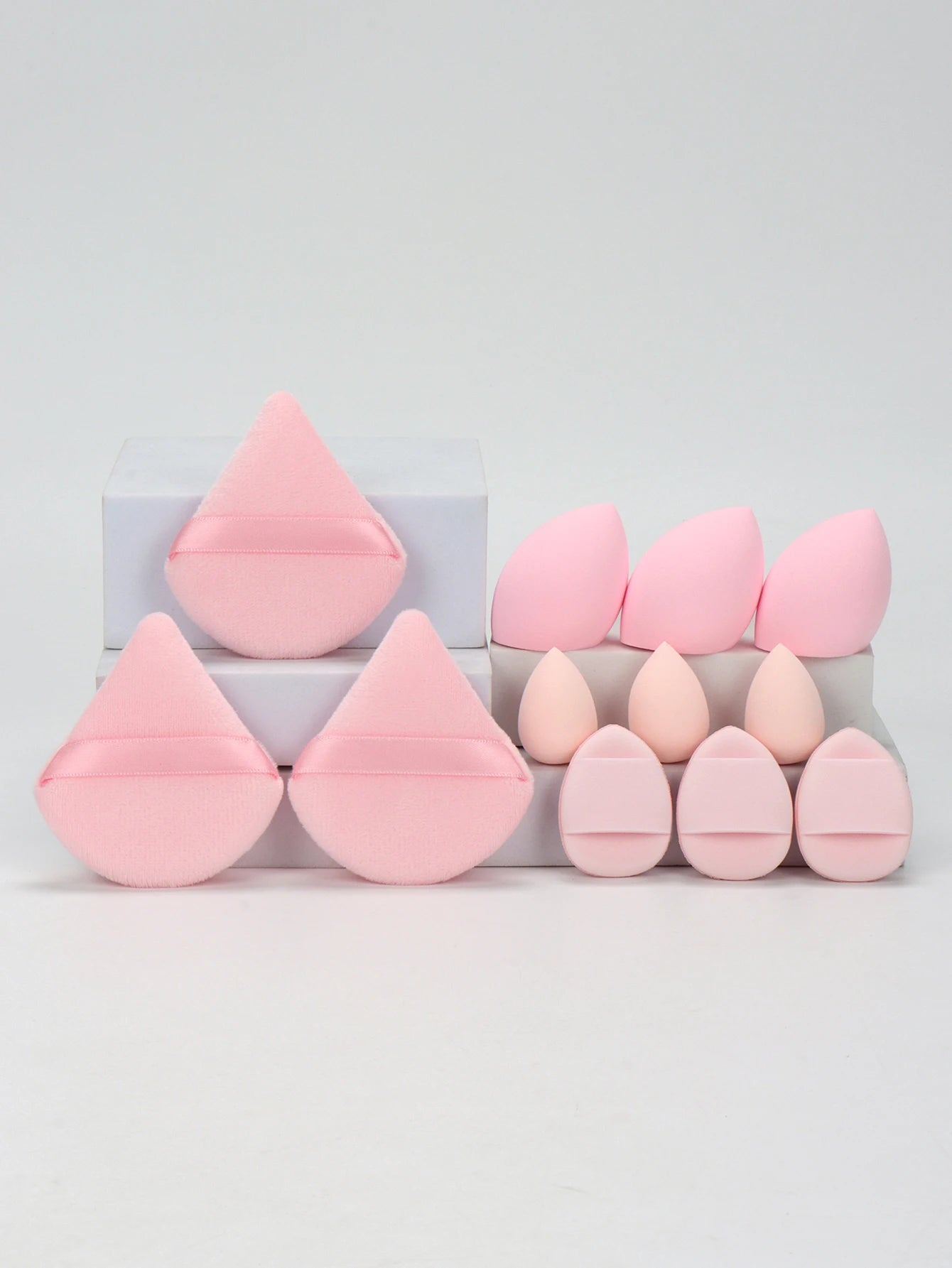 Set de Esponjas de Maquillaje 12 Piezas Multiusos