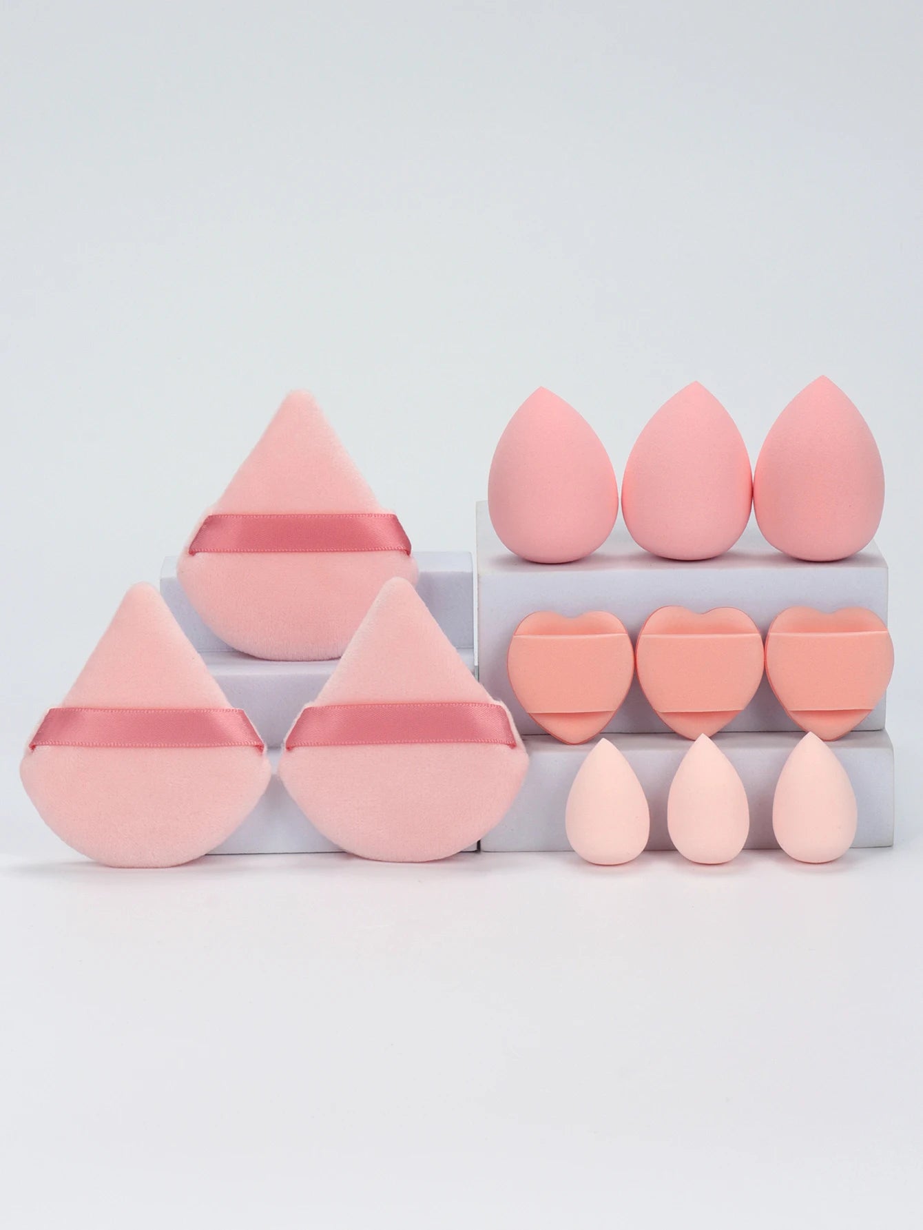Set de Esponjas de Maquillaje 12 Piezas Multiusos