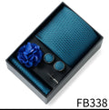 Set de Corbata Dorada de Lujo para Hombre en Caja de Regalo Premium