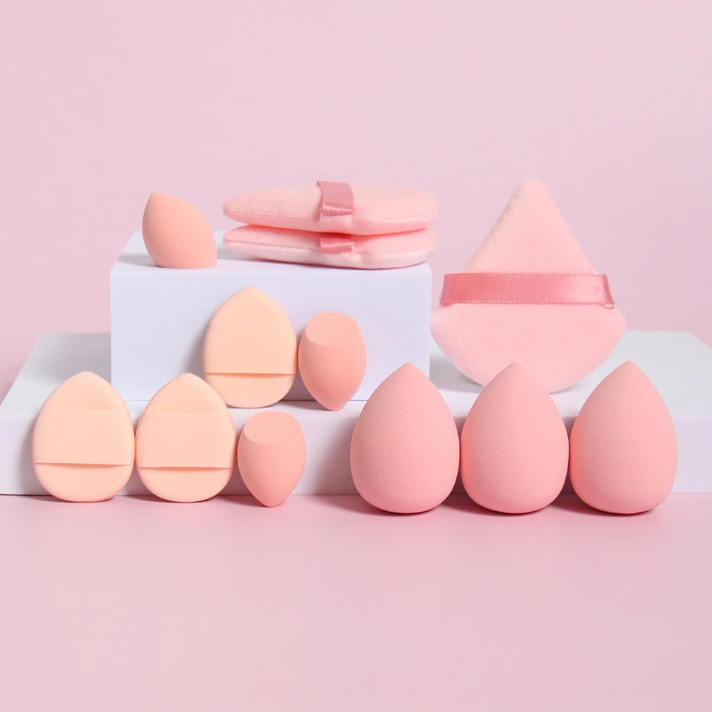 Set de Esponjas de Maquillaje 12 Piezas Multiusos
