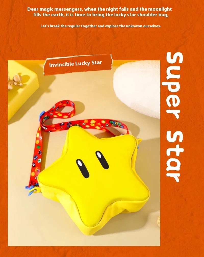 Mochila kawai forma de estrella para niño