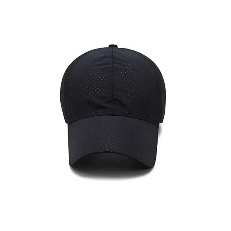 Gorra de malla de Color sólido, gorra de béisbol