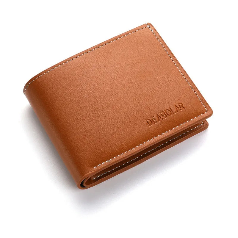 Cartera de cuero para hombre elegante