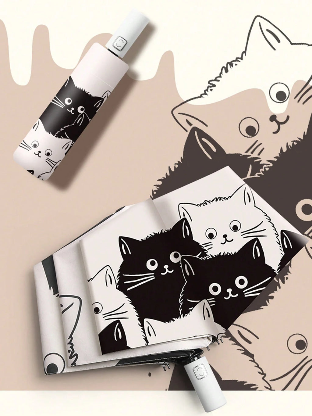 Sombrilla de gatitos