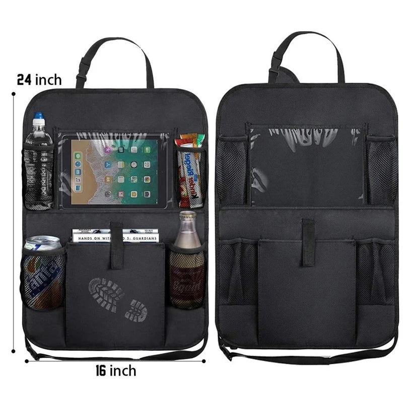 Organizador para Asiento de Auto con Porta Tablet y Bolsillos Multiusos