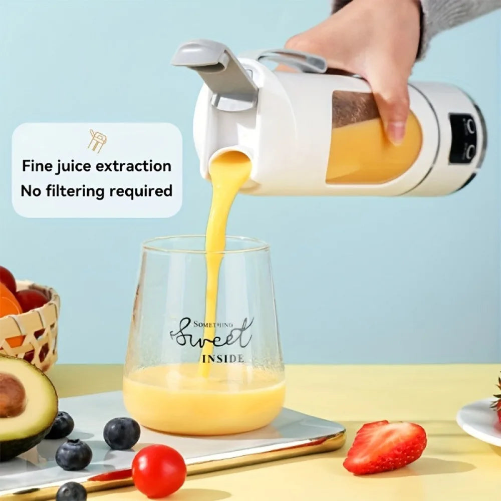 Minilicuadora y extractor de jugo portátil recargable por USB
