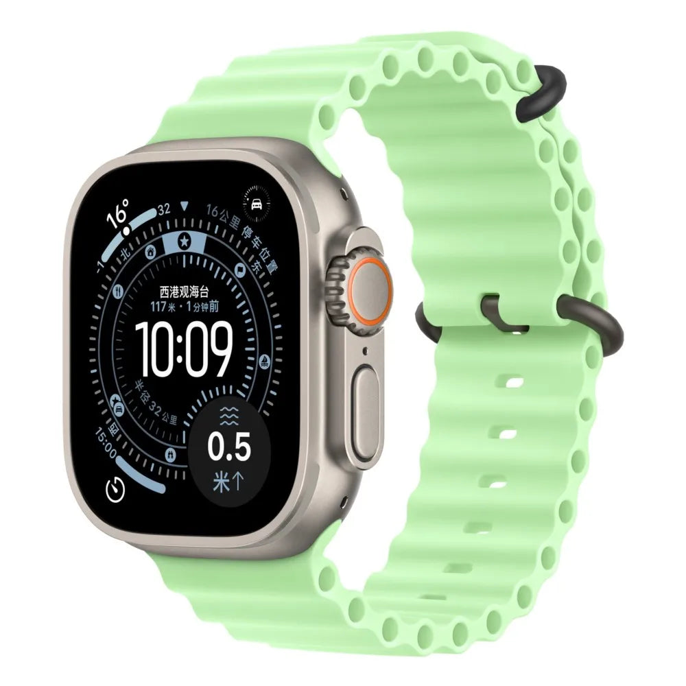 Correa Ocean de Silicón para Apple Watch Series y Ultra