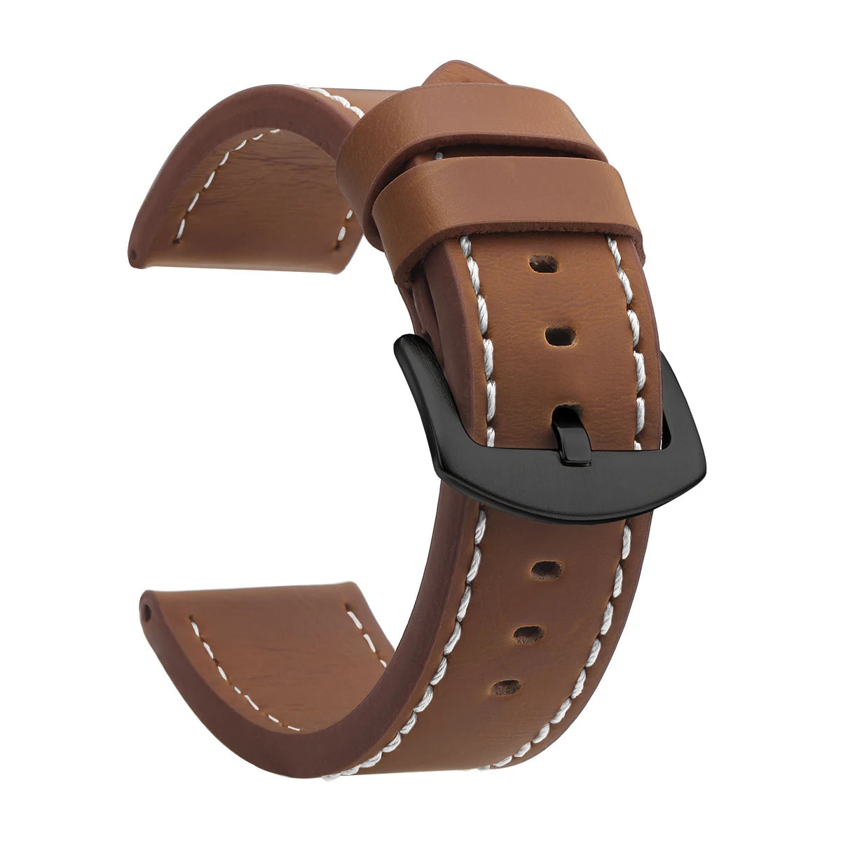 Correa Vintage de Piel SAMCO para Reloj con Hebilla de Acero inoxidable