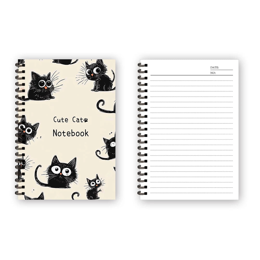 Mini Cuaderno A7 Kawaii de Gato