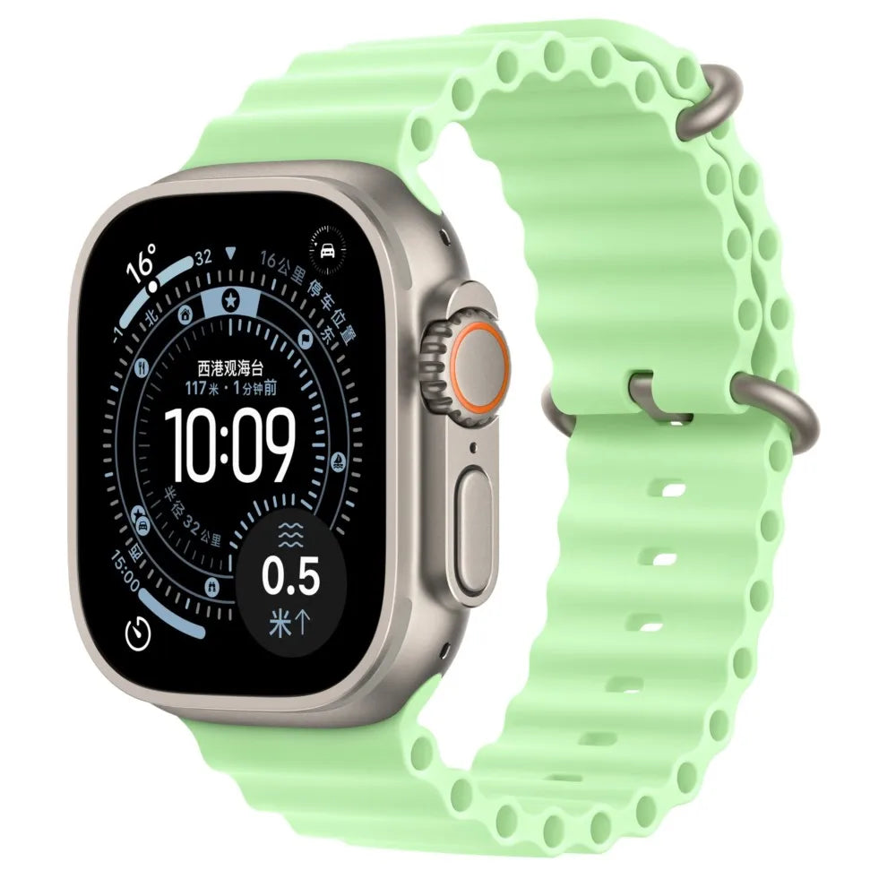 Correa Ocean de Silicón para Apple Watch Series y Ultra