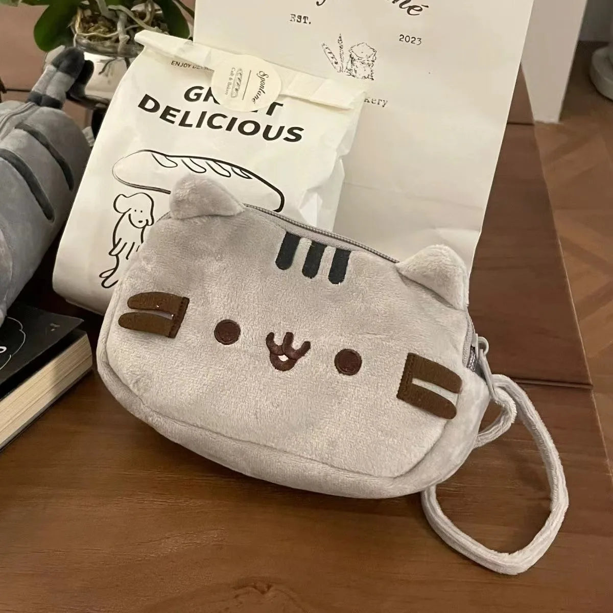 Estuche de Lápices de Felpa de gatito adorable