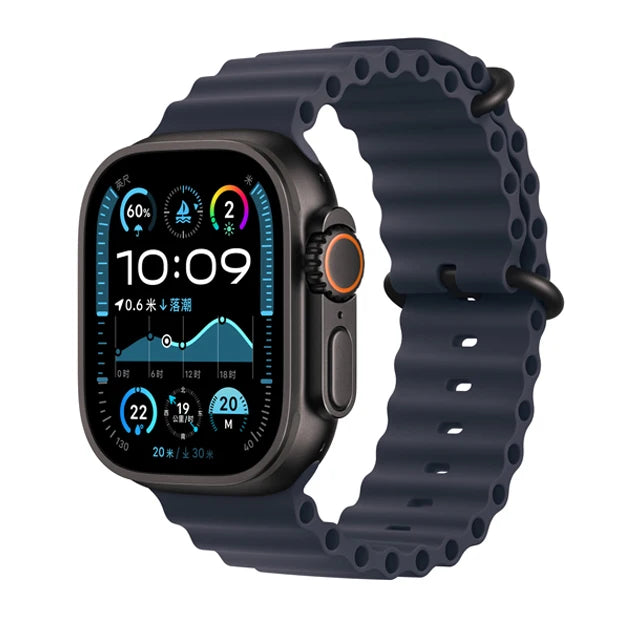Correa Ocean de Silicón para Apple Watch Series y Ultra