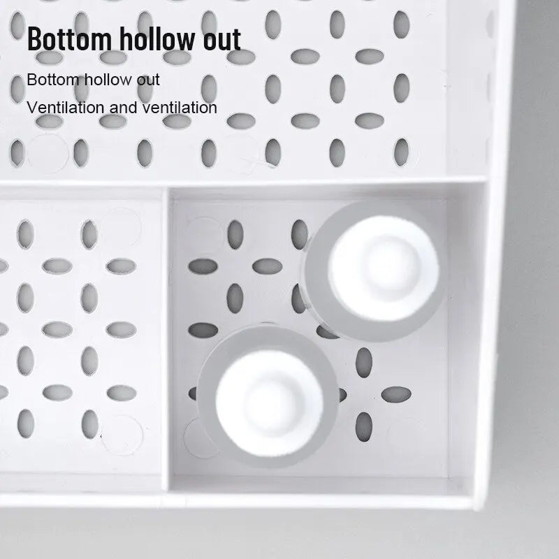 Organizador de Maquillaje con Cajón Blanco