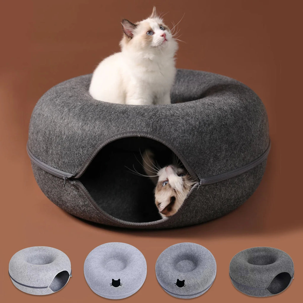 Túnel B Donut para gatos, túnel interactivo