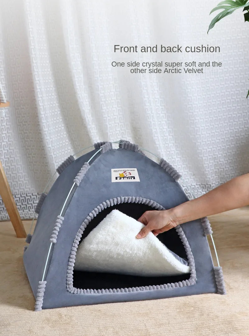 Casa plegable para gatitos