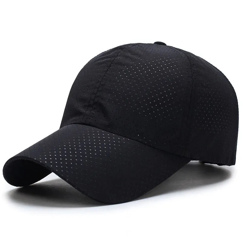 Gorra de malla de Color sólido, gorra de béisbol