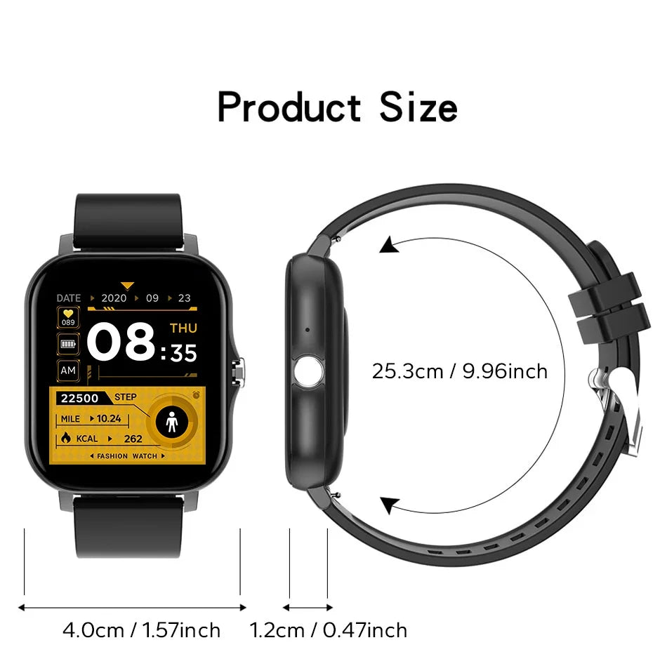 Smartwatch Bluetooth con Pantalla a Color y Monitoreo de Salud