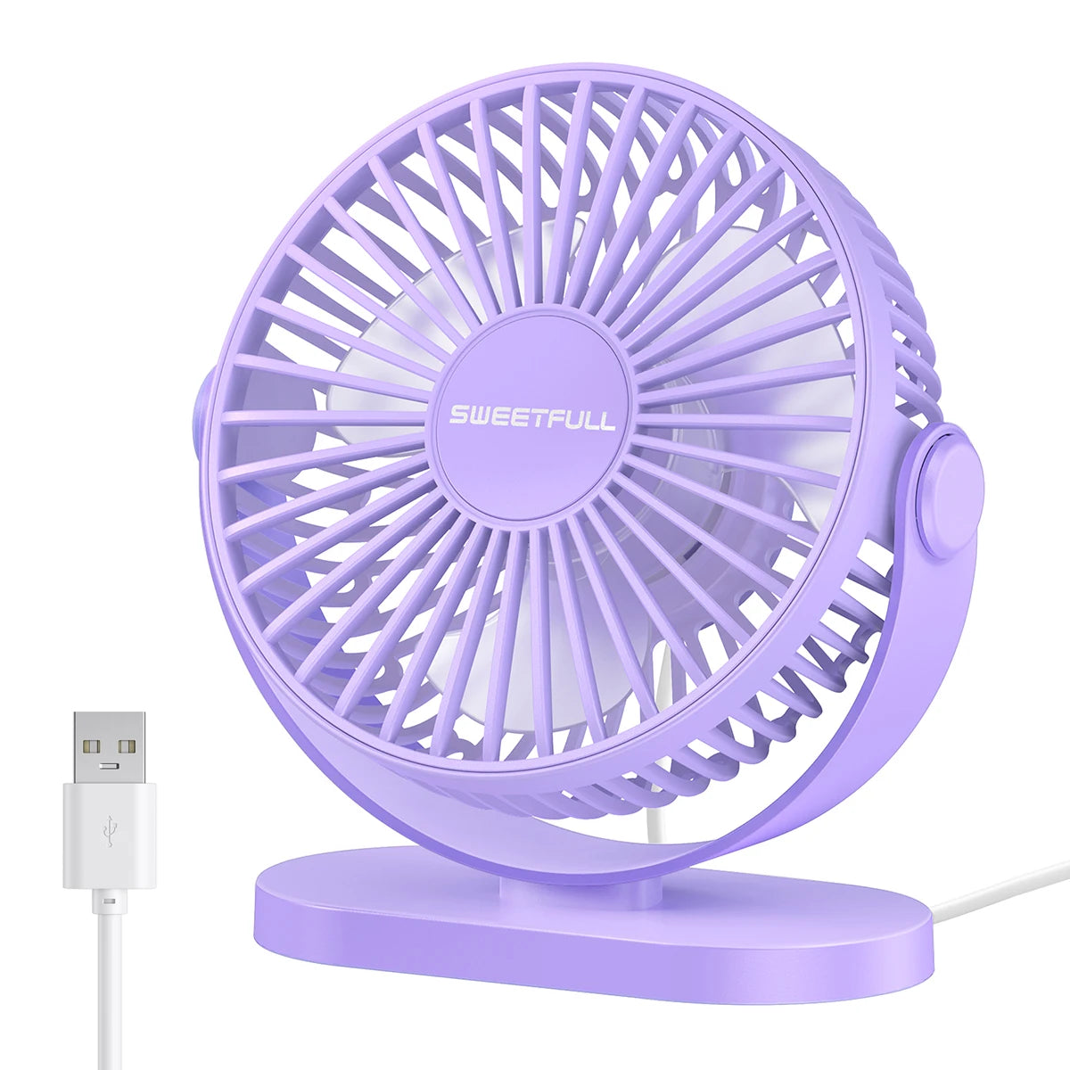 Mini ventilador eléctrico montado en la pared de escritorio