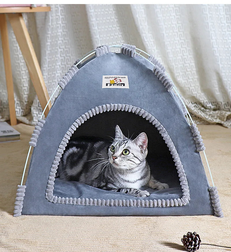 Casa plegable para gatitos