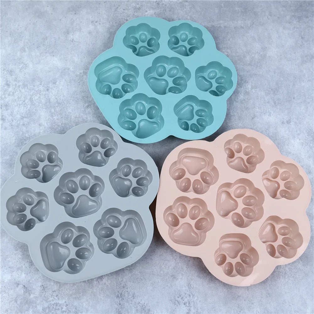 Molde de Patita de Gatito para Repostería