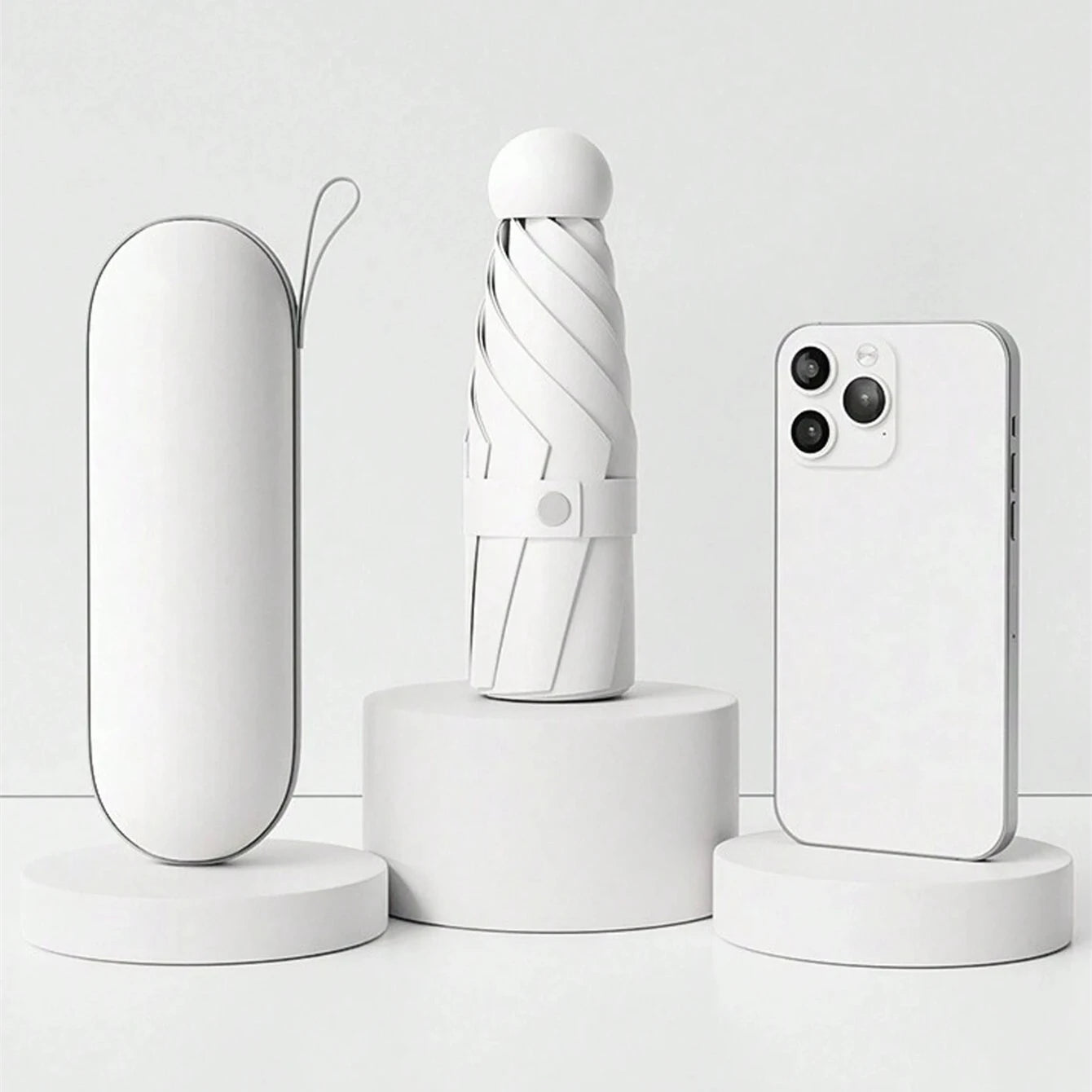 Mini paraguas Anti-Uv para días soleados y lluviosos