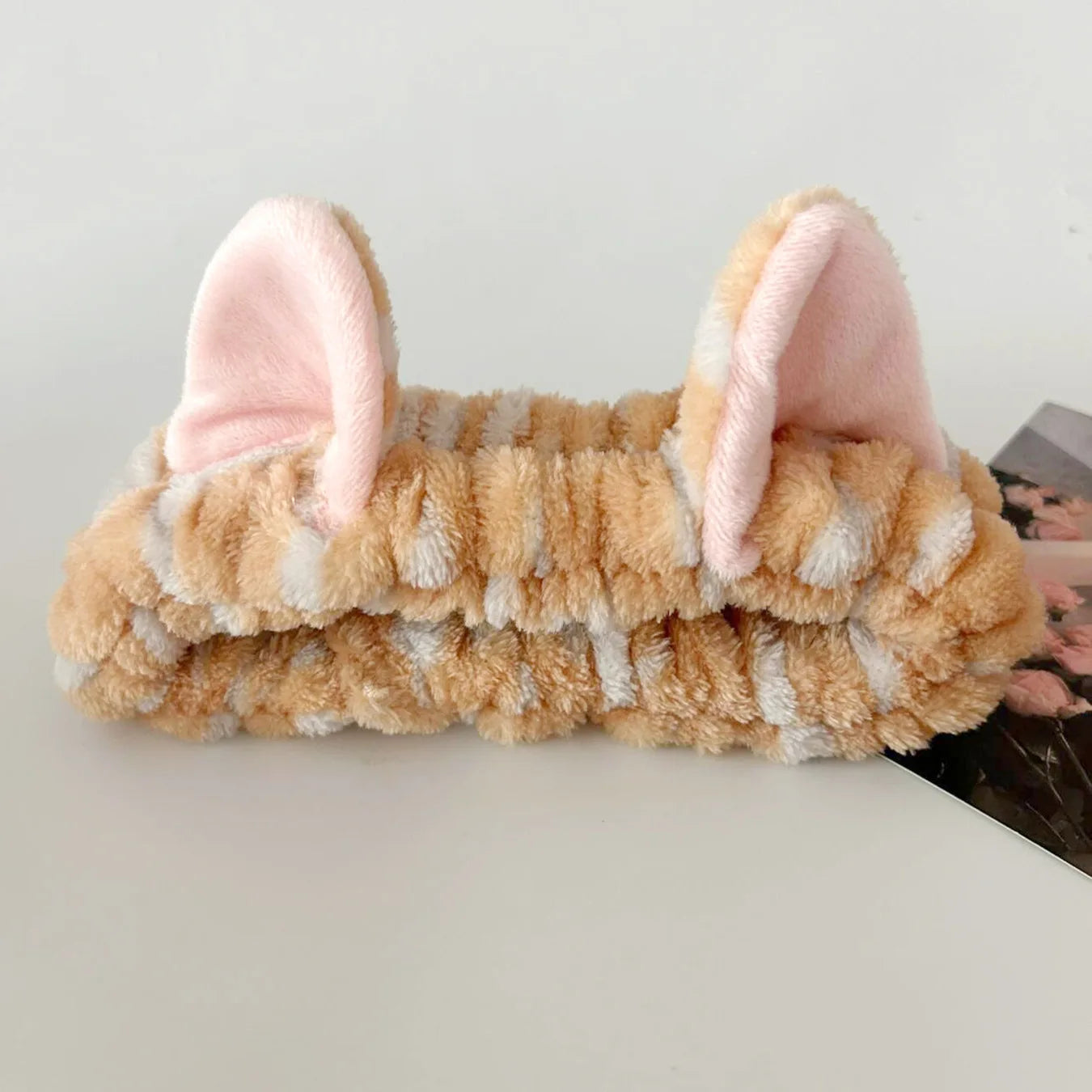 Set Spa 3 Piezas Diadema + Muñequeras Gato Leopardo