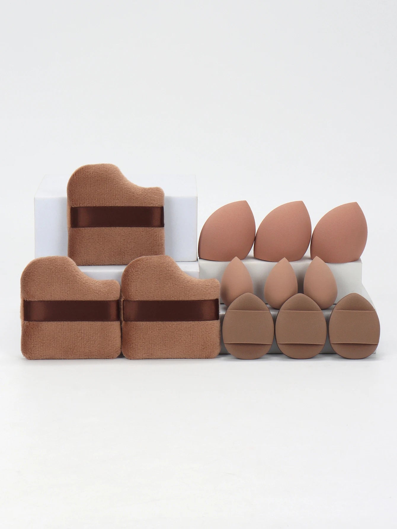 Set de Esponjas de Maquillaje 12 Piezas Multiusos