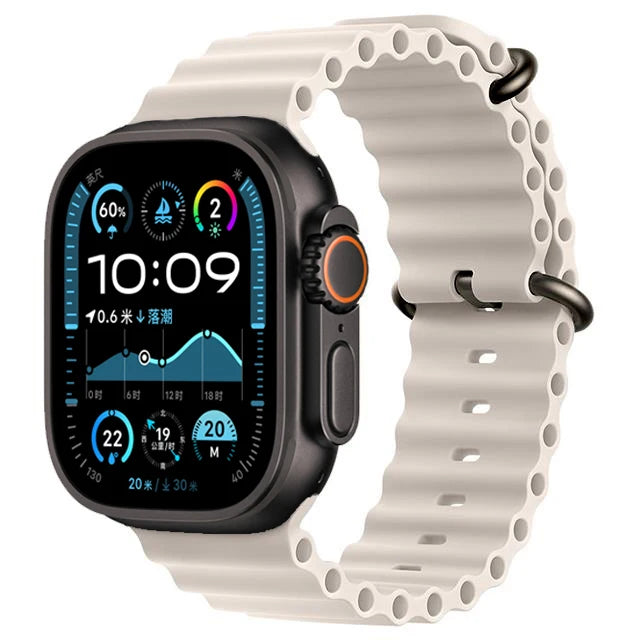 Correa Ocean de Silicón para Apple Watch Series y Ultra