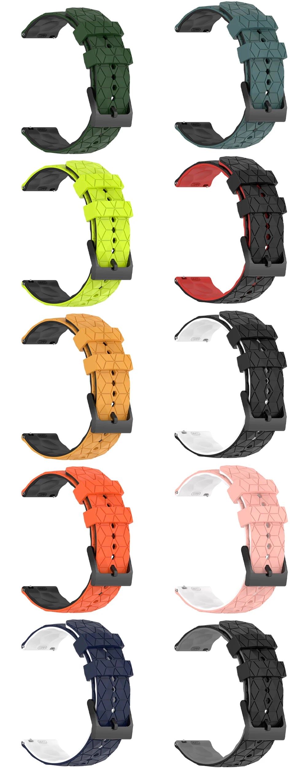 Correa de Silicón Deportiva 20mm/22mm para Huawei y Honor Watch