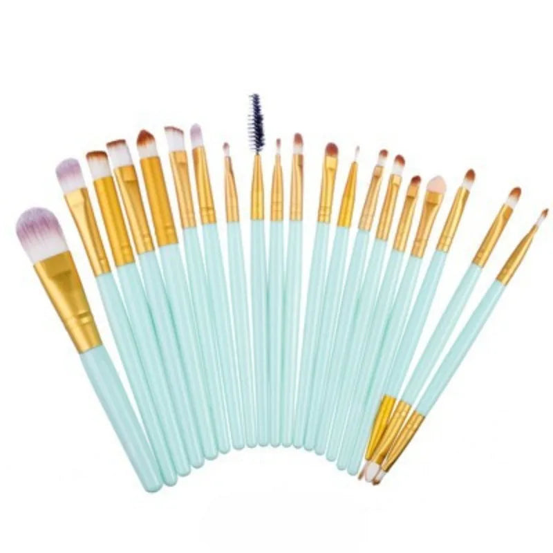 Set Profesional de 20 Pinceles para maquillaje