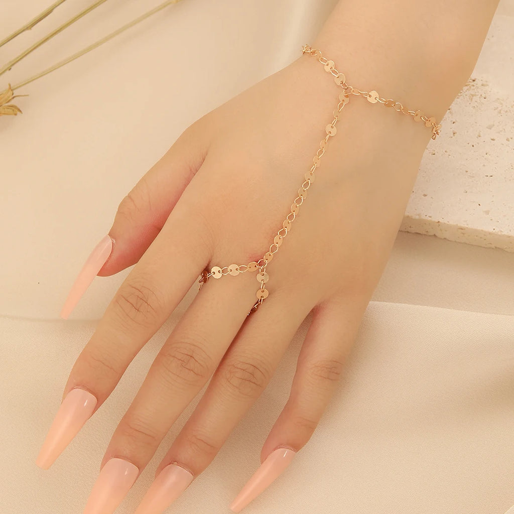 Pulsera Bohemia de Cristal Azul Vintage para Mujer