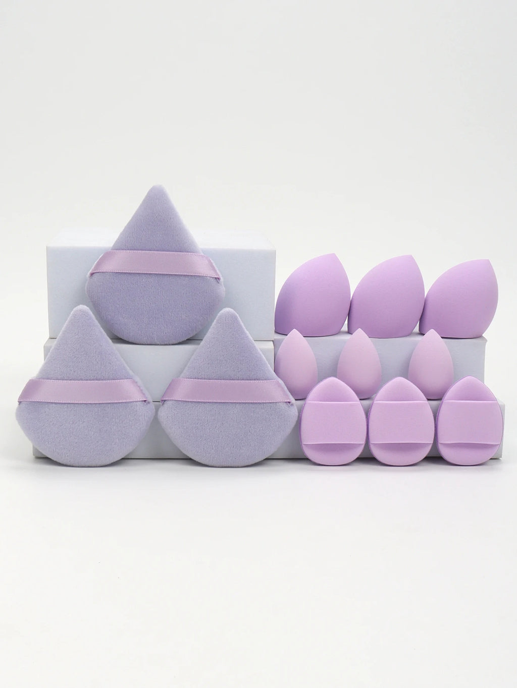Set de Esponjas de Maquillaje 12 Piezas Multiusos