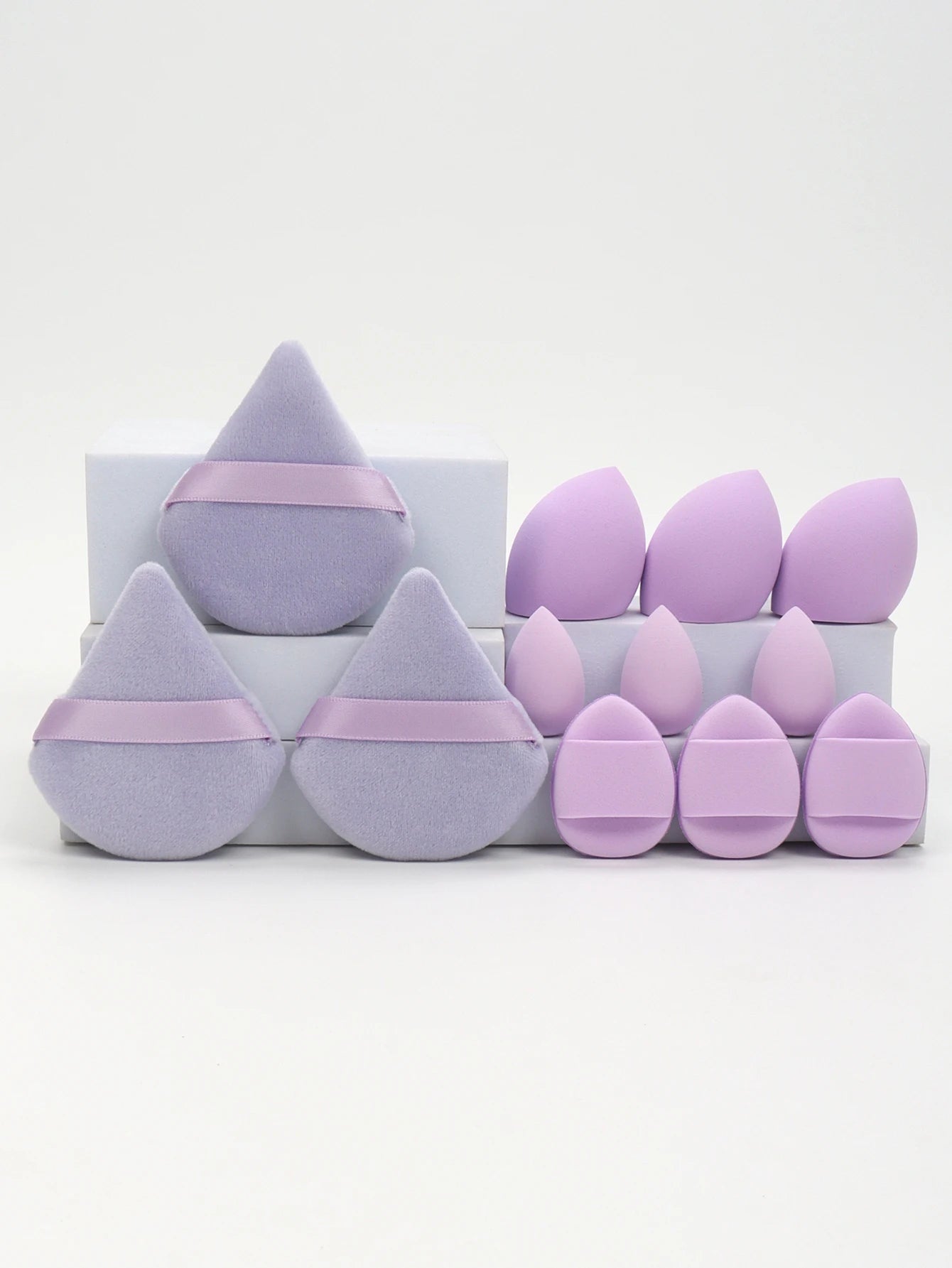 Set de Esponjas de Maquillaje 12 Piezas Multiusos