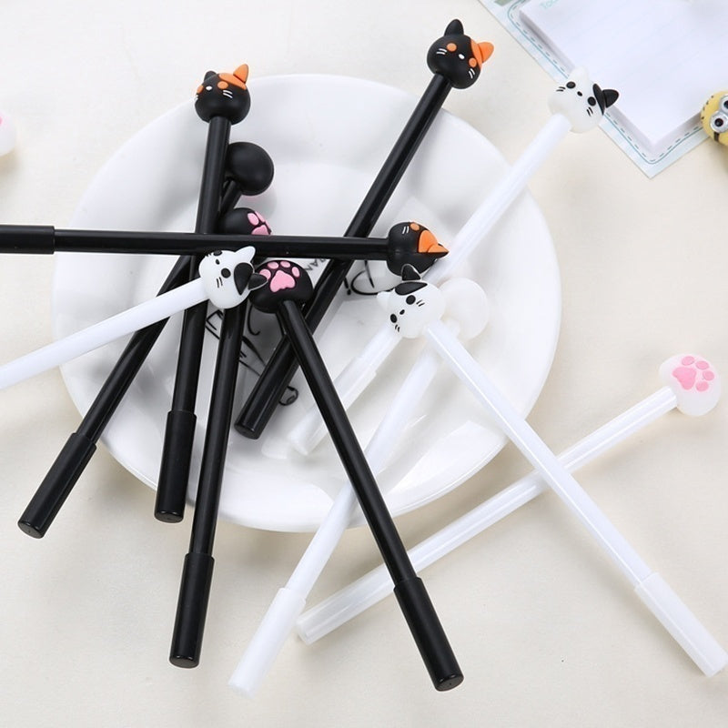 Set 10 Plumas de Gel de Gato Kawaii