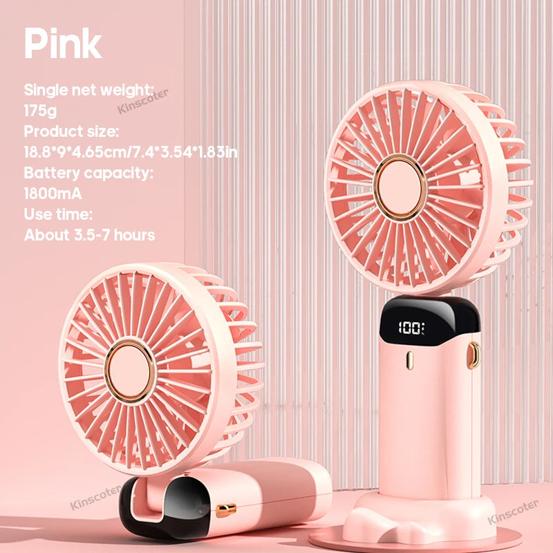 Mini ventilador de mano USB Ventilador portátil plegable