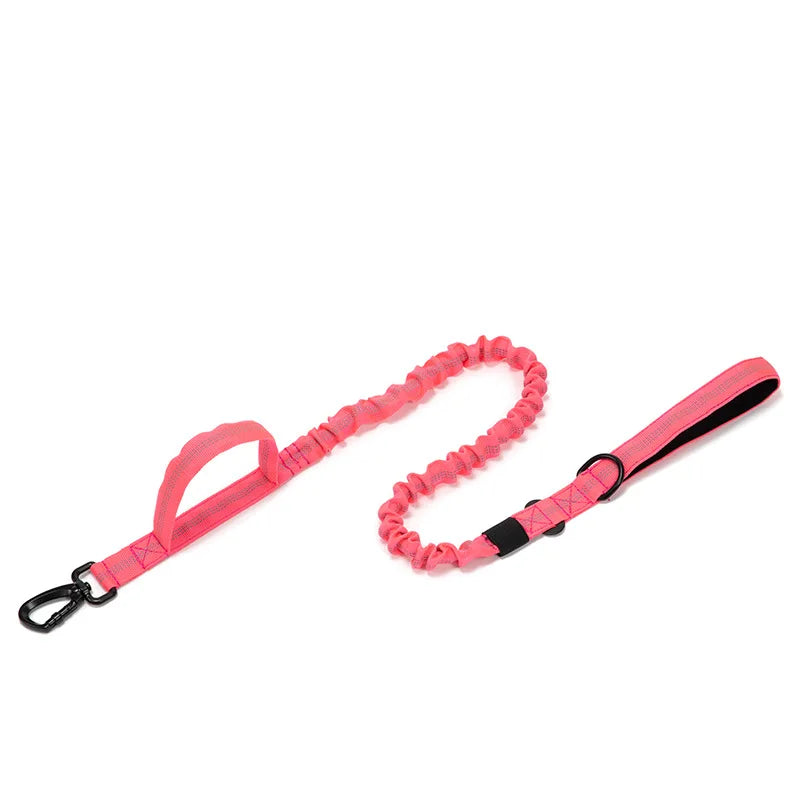 Collar y Correa Táctica Reflectante para Perros Grandes