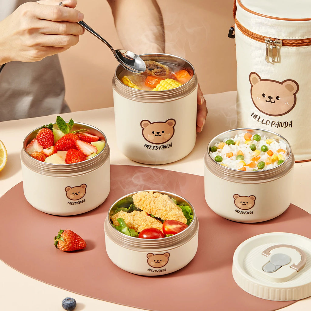 Fiambrera Acero Inoxidable 304 Antifugas