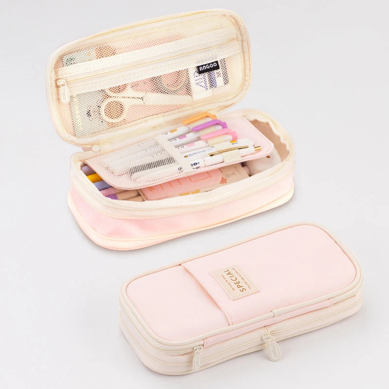 Estuche de Lápices Doble Capa para Niñas