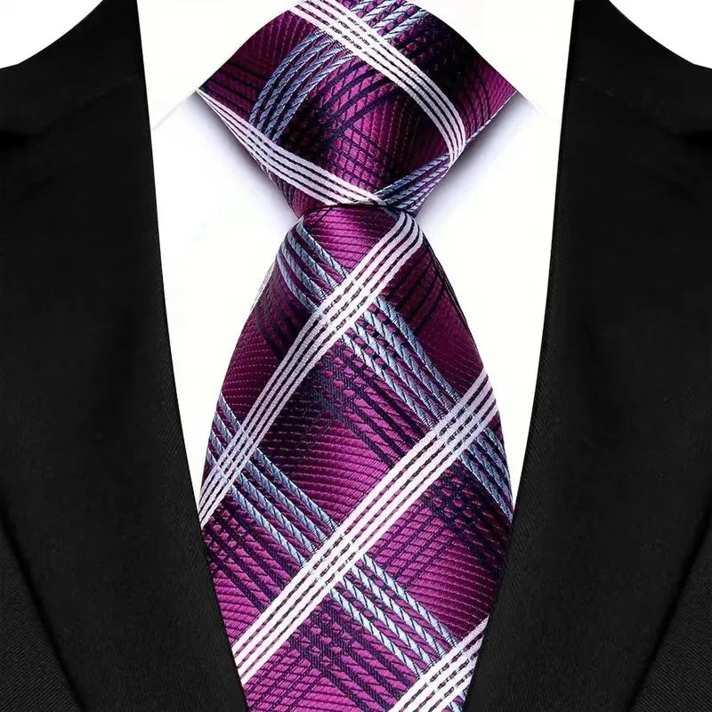 Corbata Elegante para Hombre 8CM Diseño Premium para Bodas y Oficina