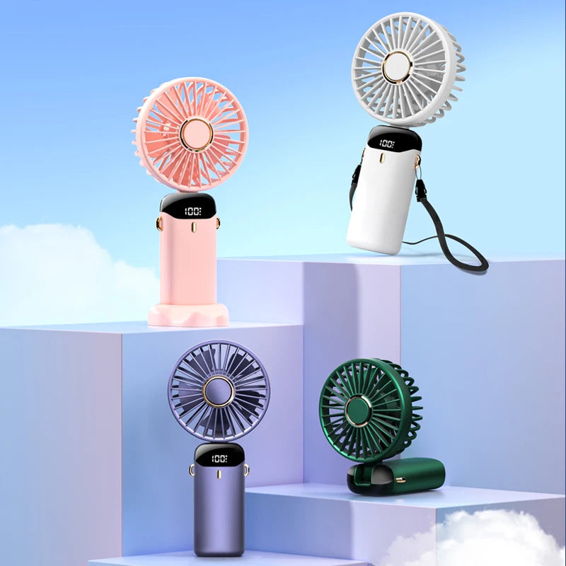 Mini ventilador de mano USB Ventilador portátil plegable